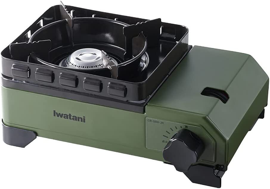 Iwatani Cassette Stove Tough Maru Jr Japan Olive Khaki Portable CB-ODX-JR-OL New