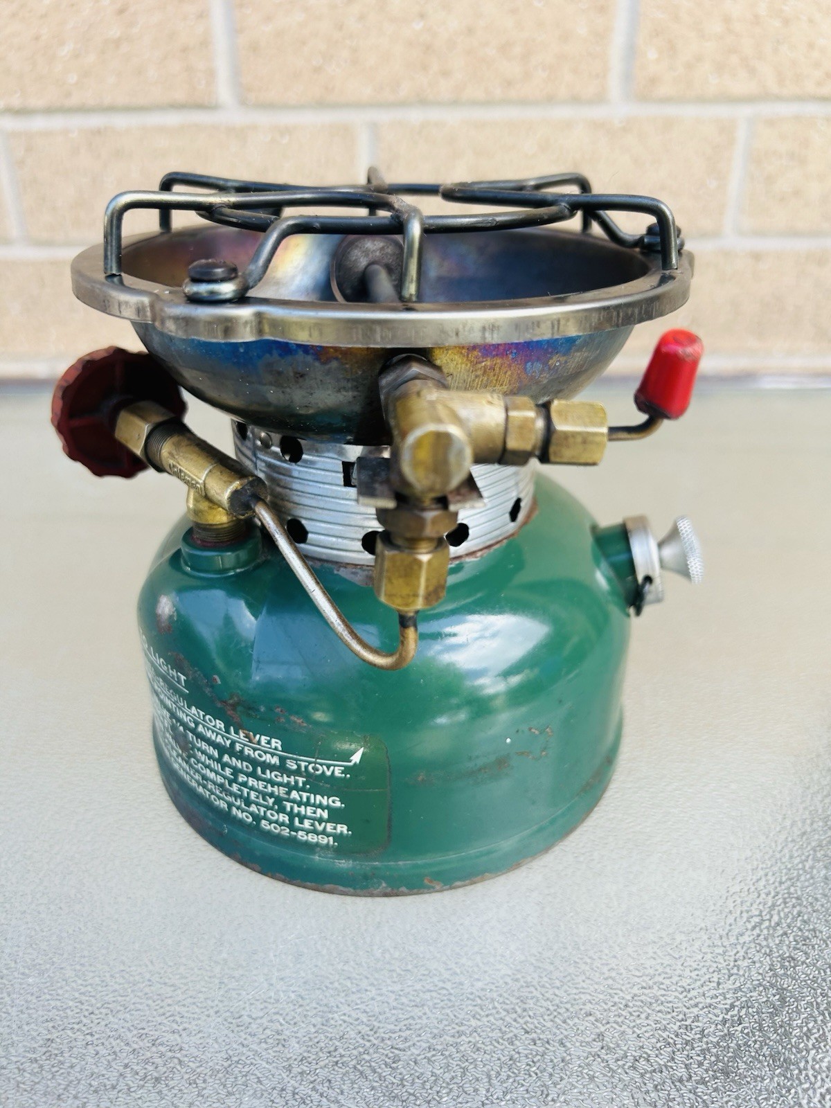 Coleman 502 11-71 The Coleman Co Fires, Burns Blue, Holds Pressure
