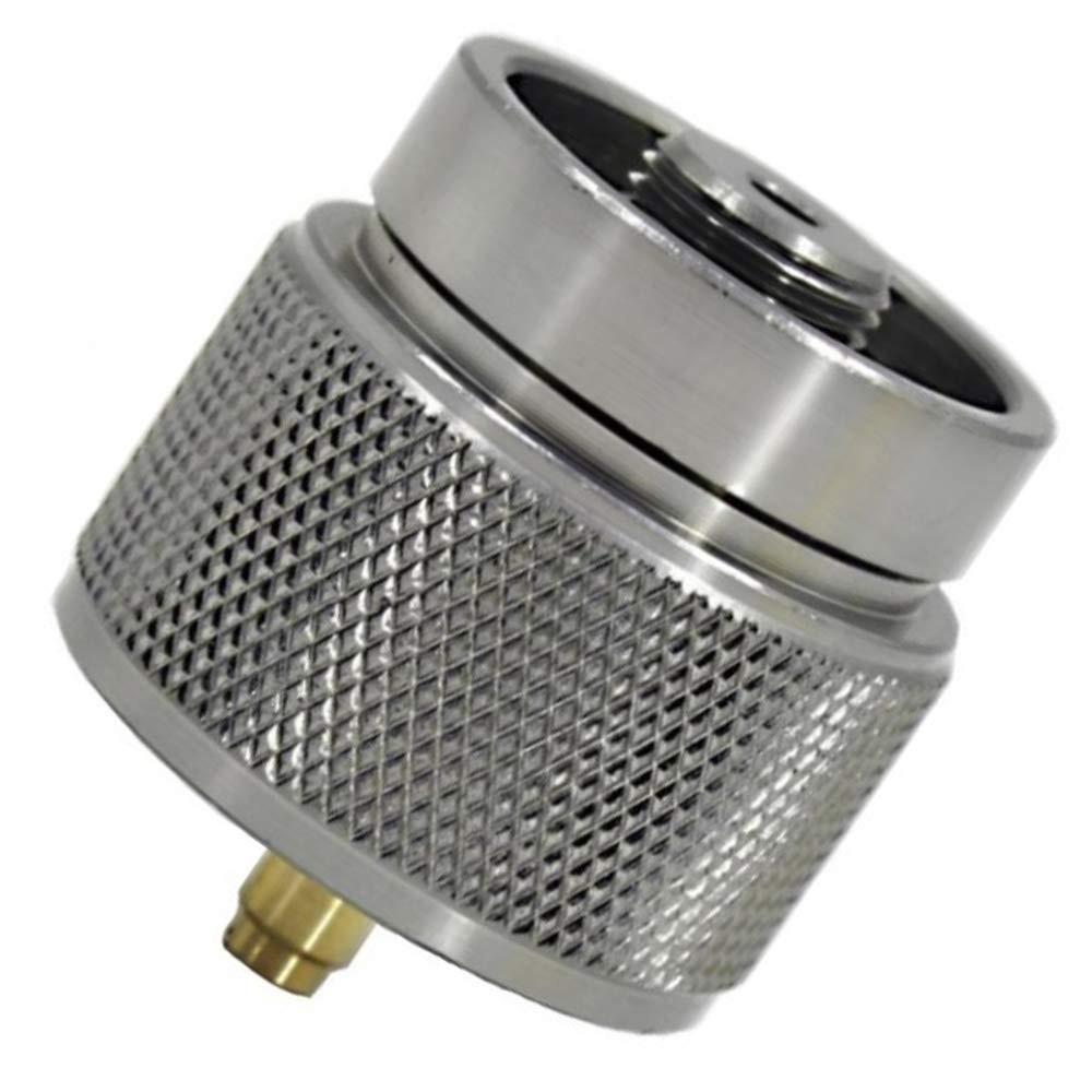 baixikly Butane To Propane Adapter Camping Stove one size, Silver
