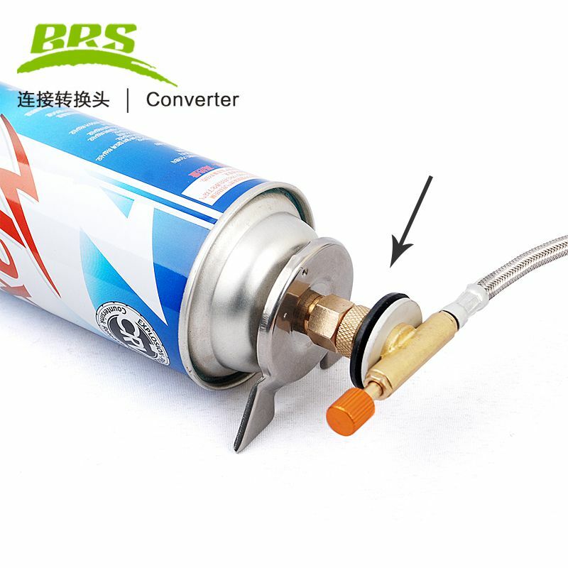 BRS Outdoor Camping Gas Stove Lamp Connector Adaptor Tank Bottle Switch Tool