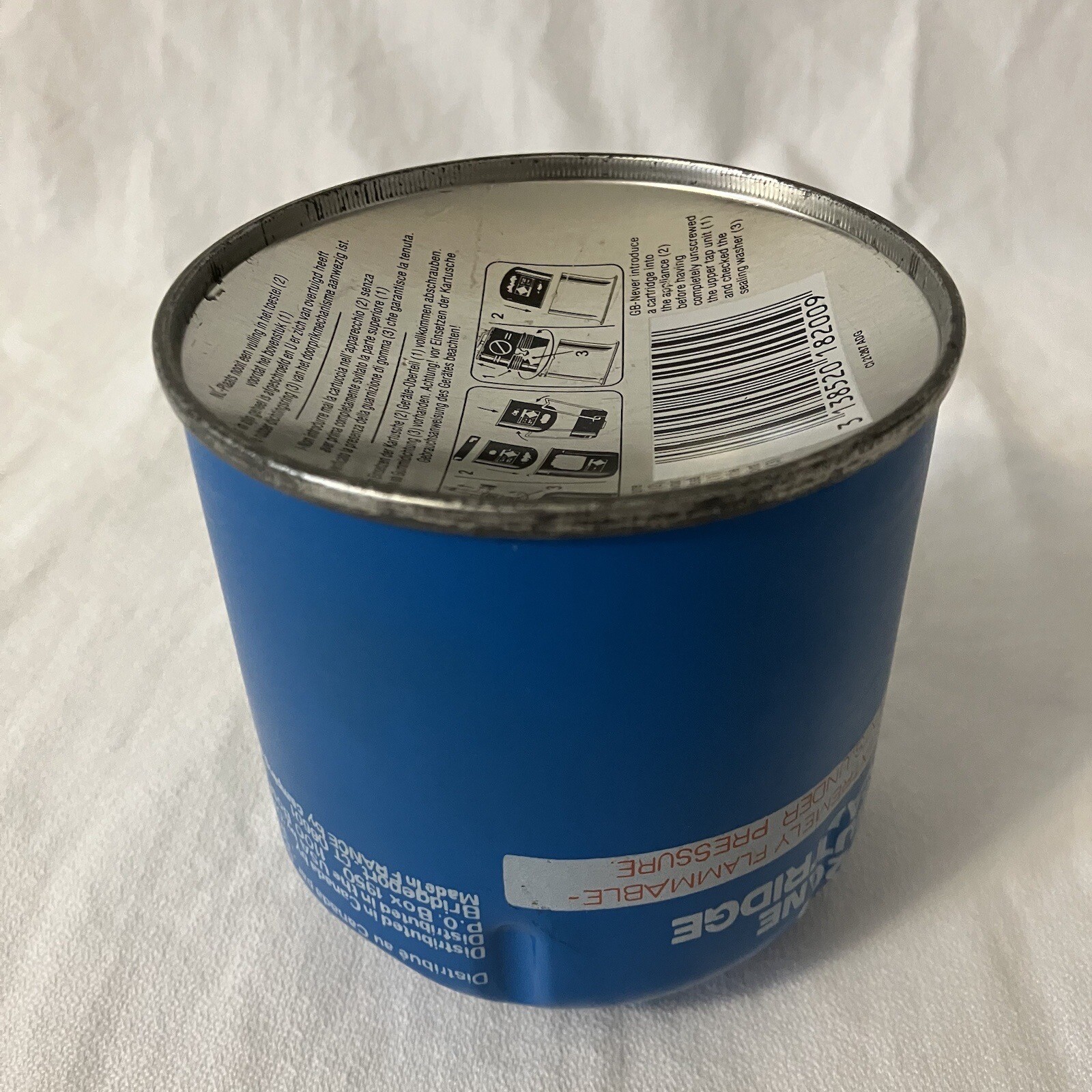Vintage Camping Gaz C 206 6.75 OZ Fuel Cartridge/Can Propane/Butane NOS (READ)