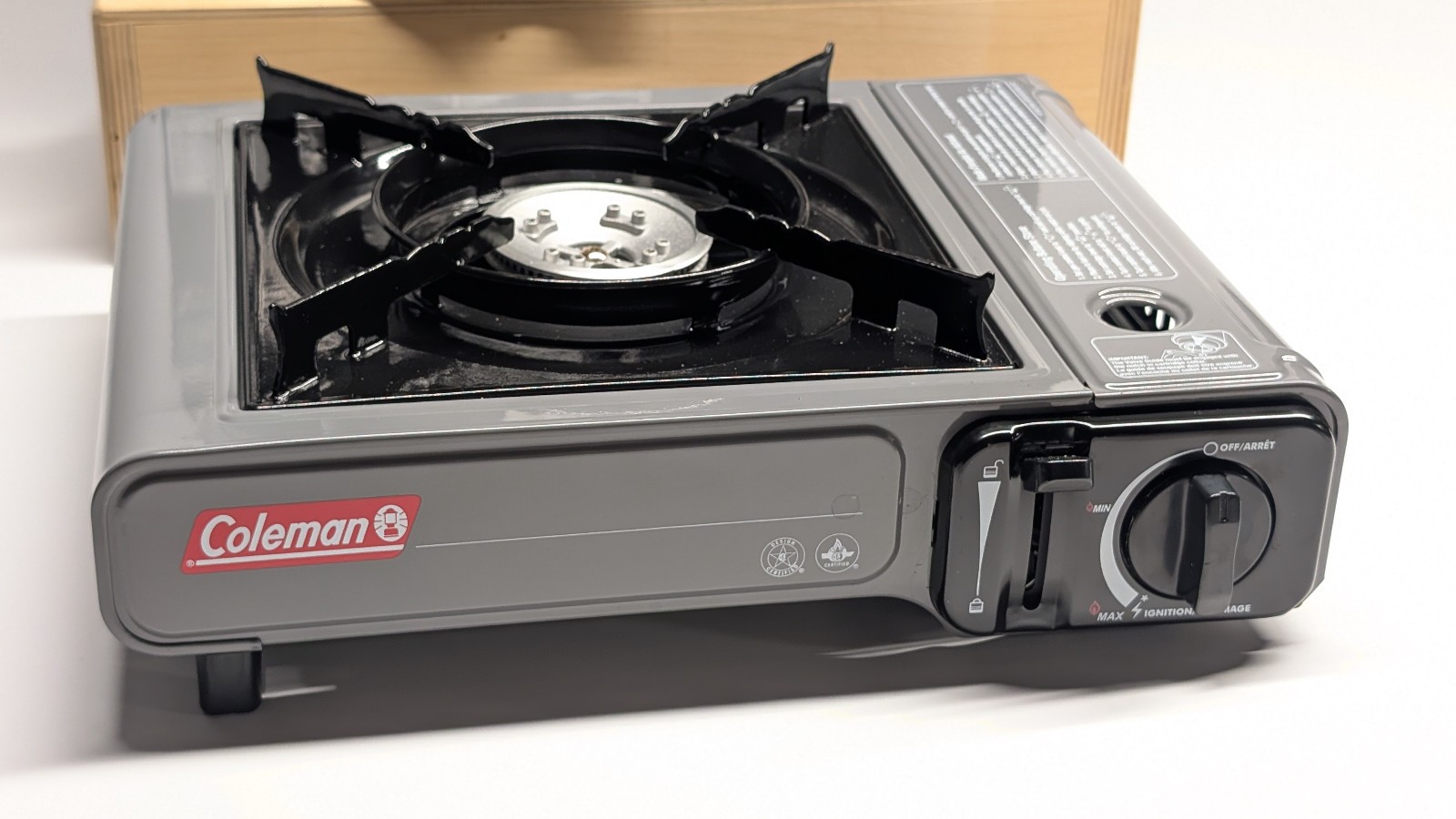 Coleman 2800 Butane Stove Portable Single Burner W/ Case Camping Cooktop