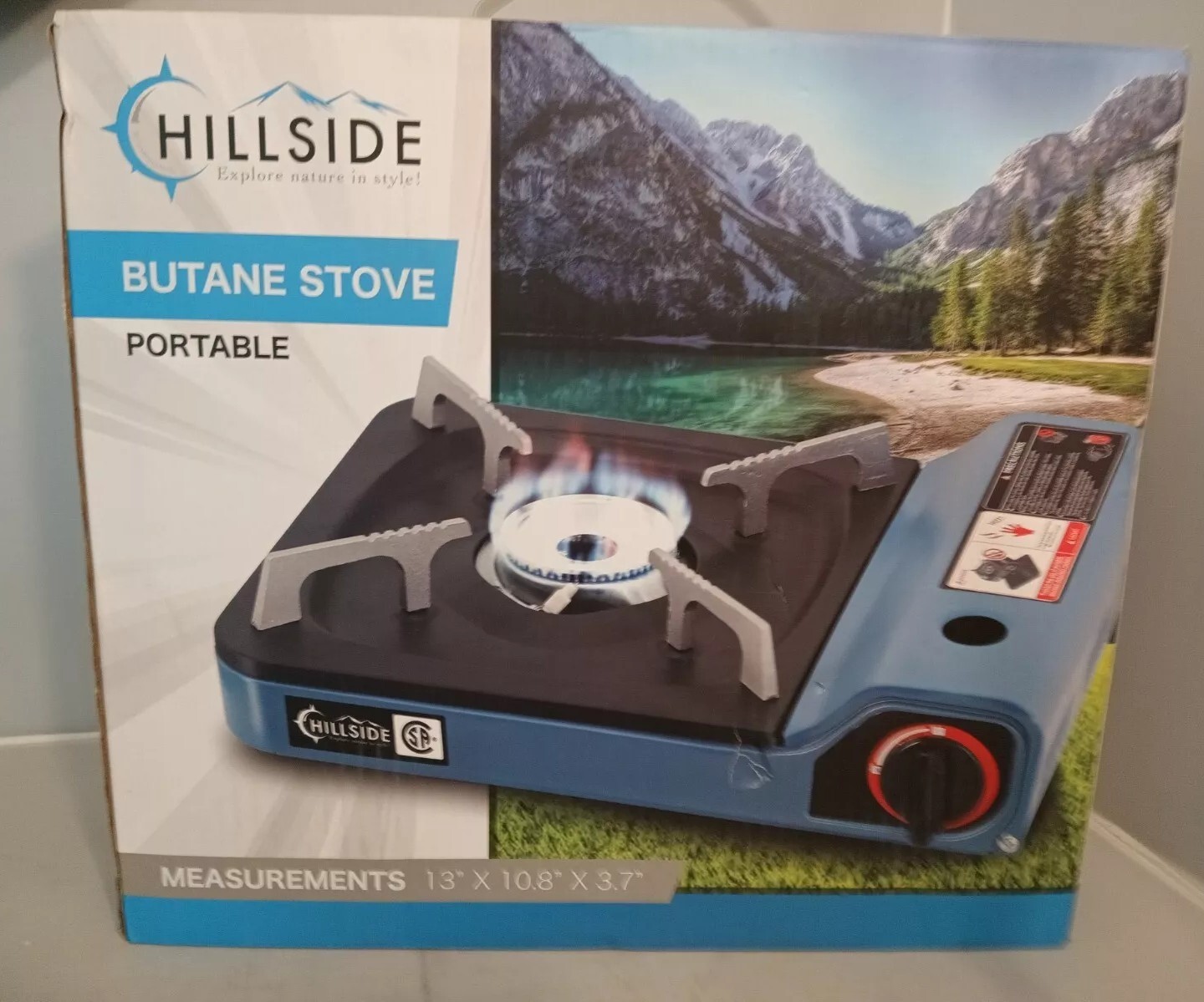 Hillside Butane Portable Canister Stove Comes With A Case New Open Box