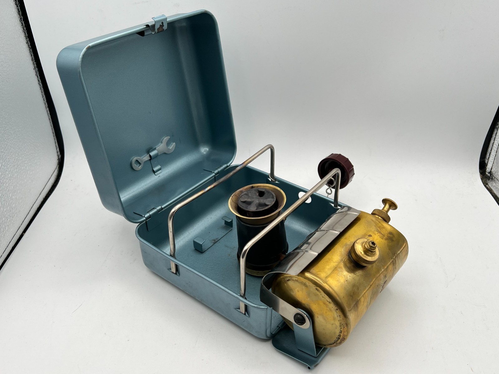 Vintage Optimus 111B Portable Camp Stove White Gas Backpacking Camping – Sweden