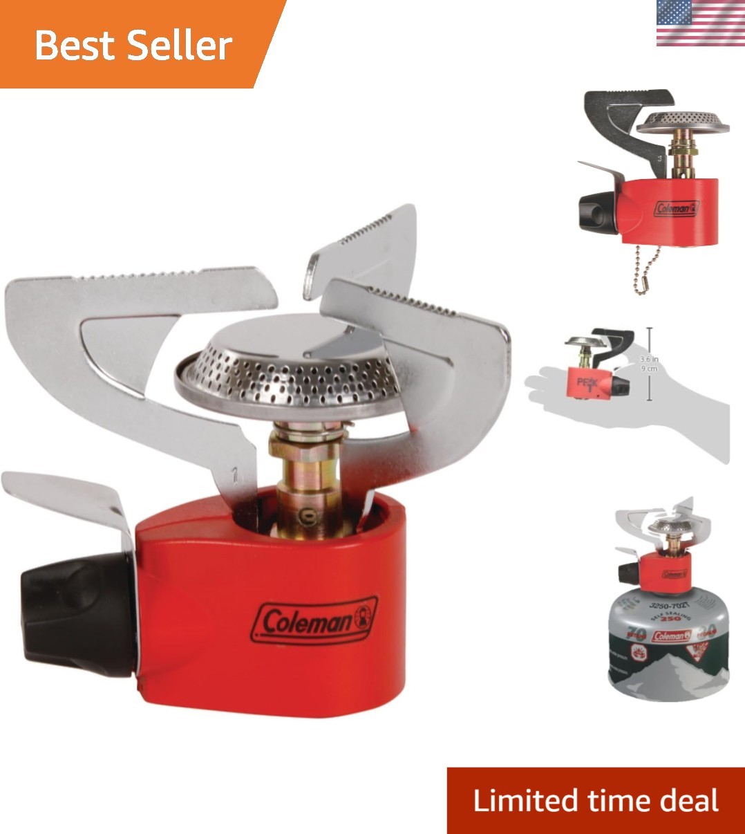 Portable Lightweight Camp Stove with Adjustable Burner – Perfect for Adventurers