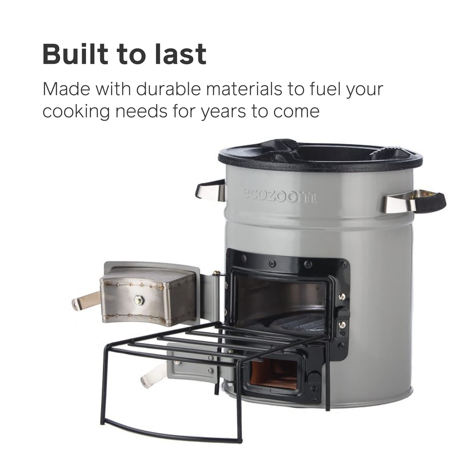 Ecozoom Rocket Stove Heavy Duty Dual Fuel Wood Charcoal Portable Camping