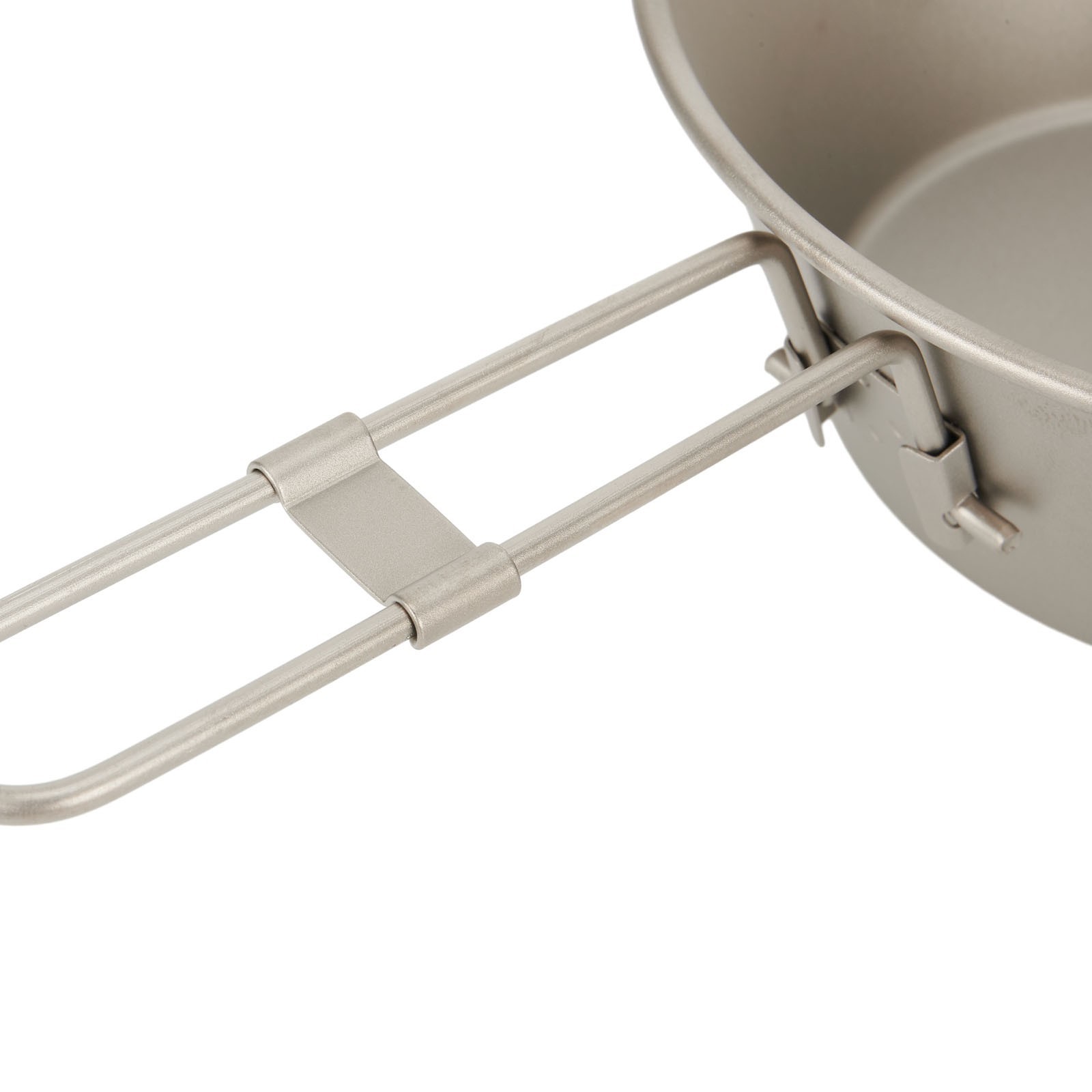 Foldable And Lockable Handle Camping Bowl Pot For Ultralight Backpacking