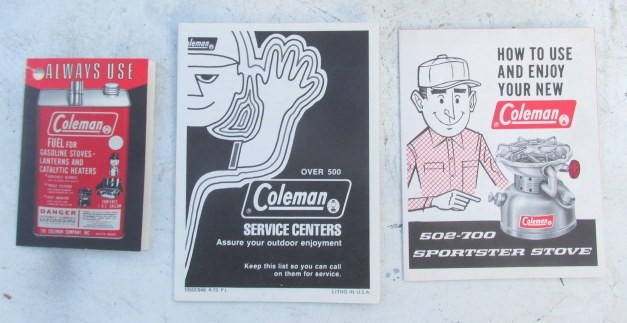 Vintage Coleman 502 – 700 Sportster Stove In Box With Paperwork 4/74 ~ Working!