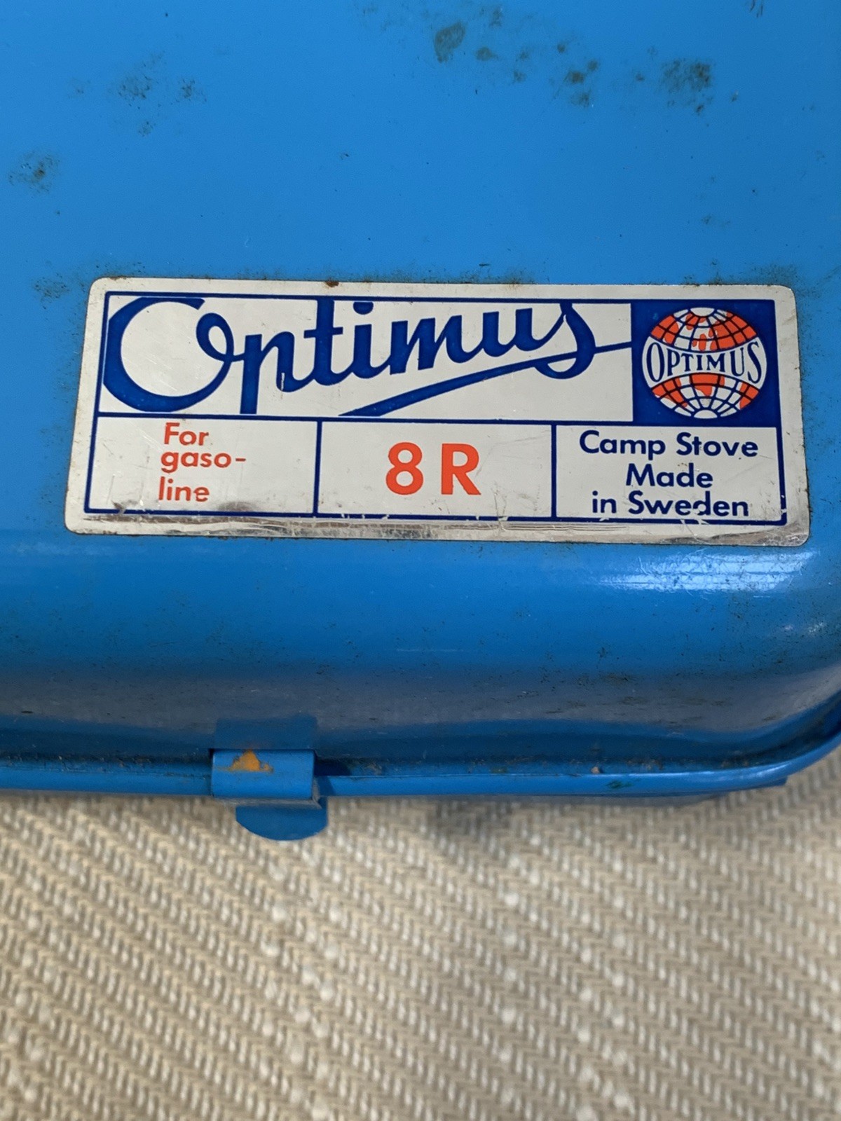 Vintage Optimus 8R Camping Hunting Backpacking Outdoor Stove Made in Sweden
