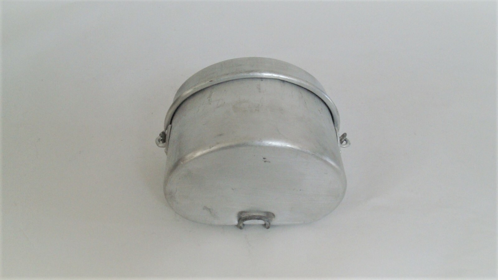 Vintage Kidney Bean-Shaped Canteen Backpacking Hiking Camping Lightweight AL