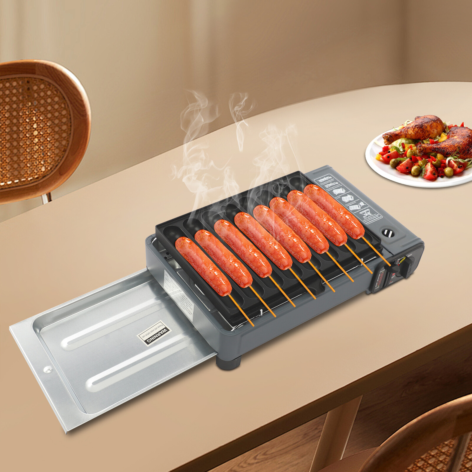Outdoor Tabletop Butane Stove Camping Gas Stove Portable Gas Grill Stove 2200W