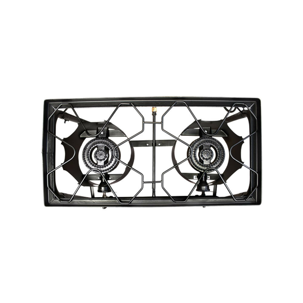 High Pressure Double Burners Stove Cook Top with Cast Iron Stand