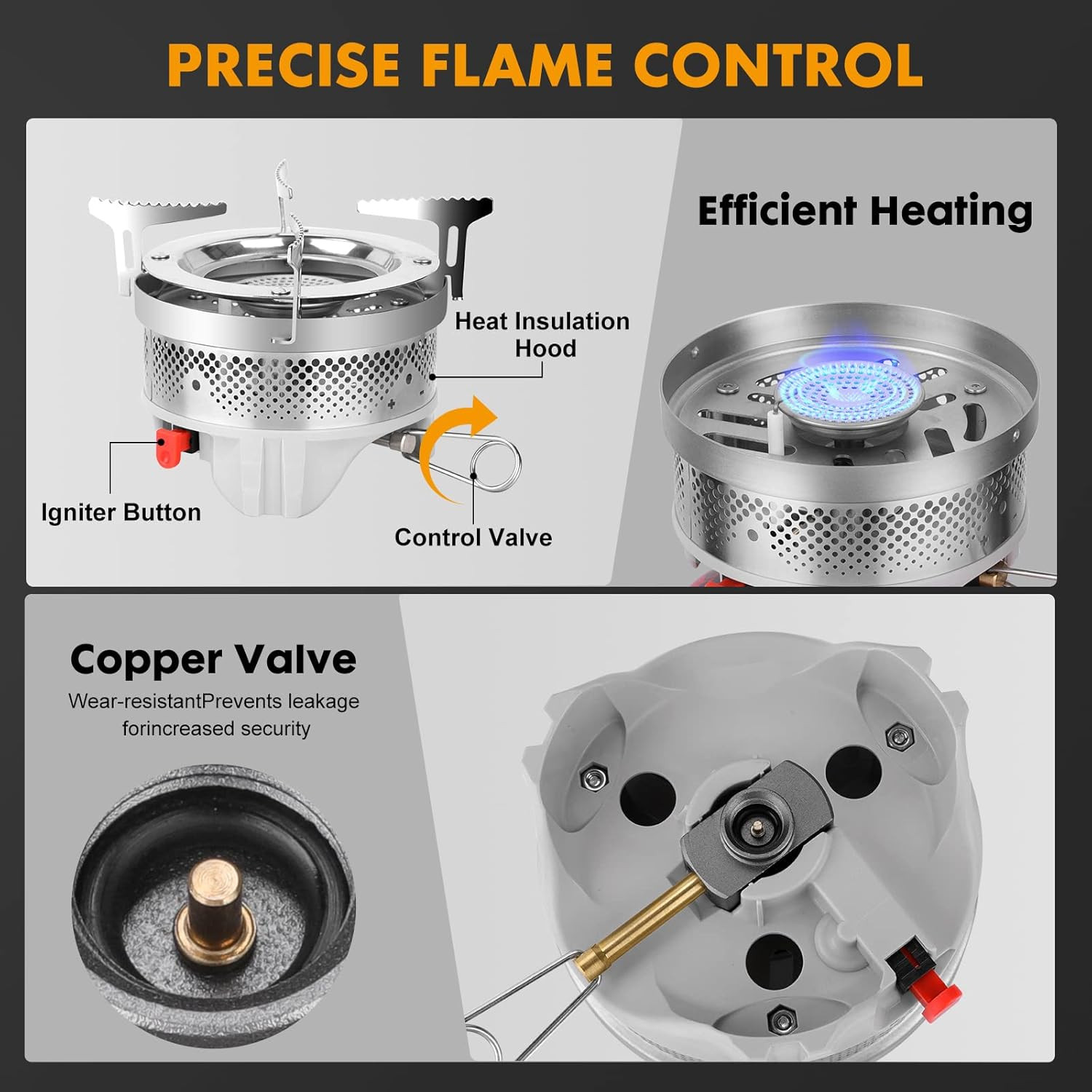Gen Camping Stove Cooking System | Portable Camping Backpacking Jet Burner