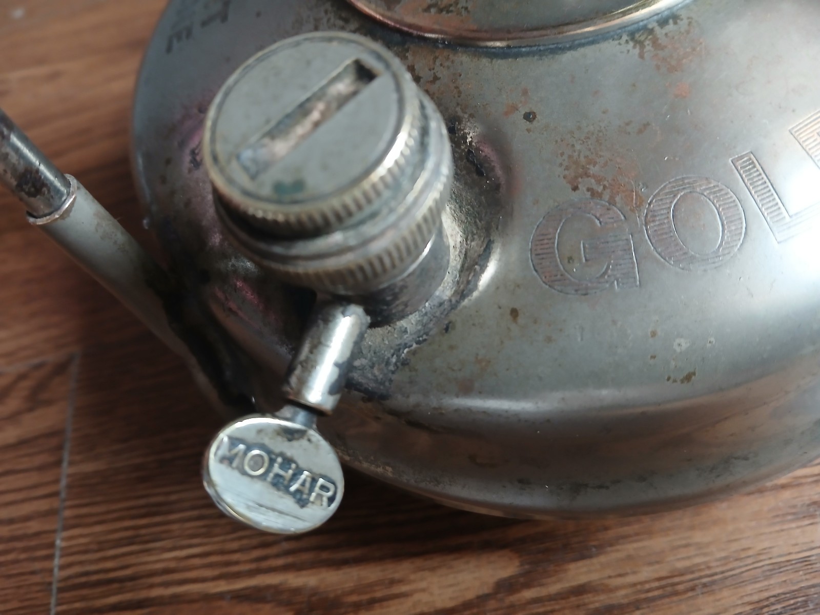 Rare vintage “ESSO” Gold mohar 1 F camping stove of 60’s made in India.