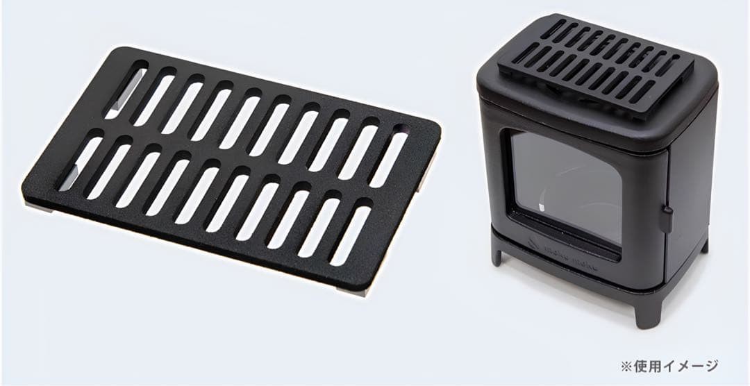 Small Cast Iron Stove Set For Outdoor and Indoor Use Camping Mini fireplace