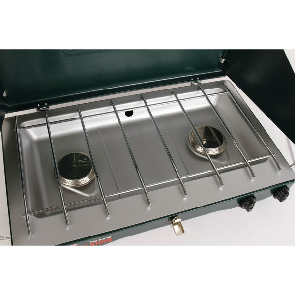 Coleman Brand Matchlight 10000 BTU 2 Burner Propane Stove Black Camping Outdoor