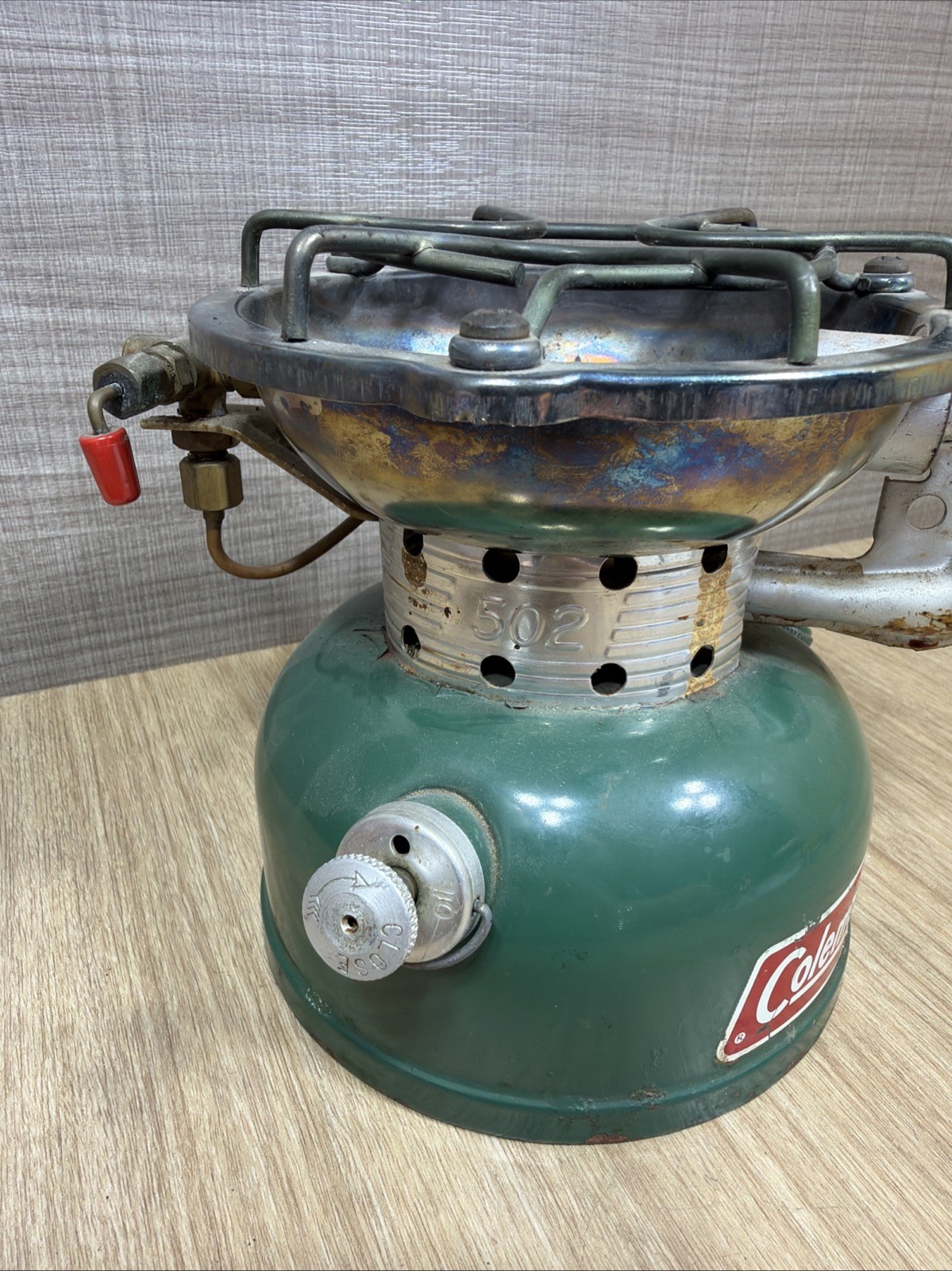 Vintage Coleman Stove 502 Sportster Camping 3/78 Outdoorsman Untested
