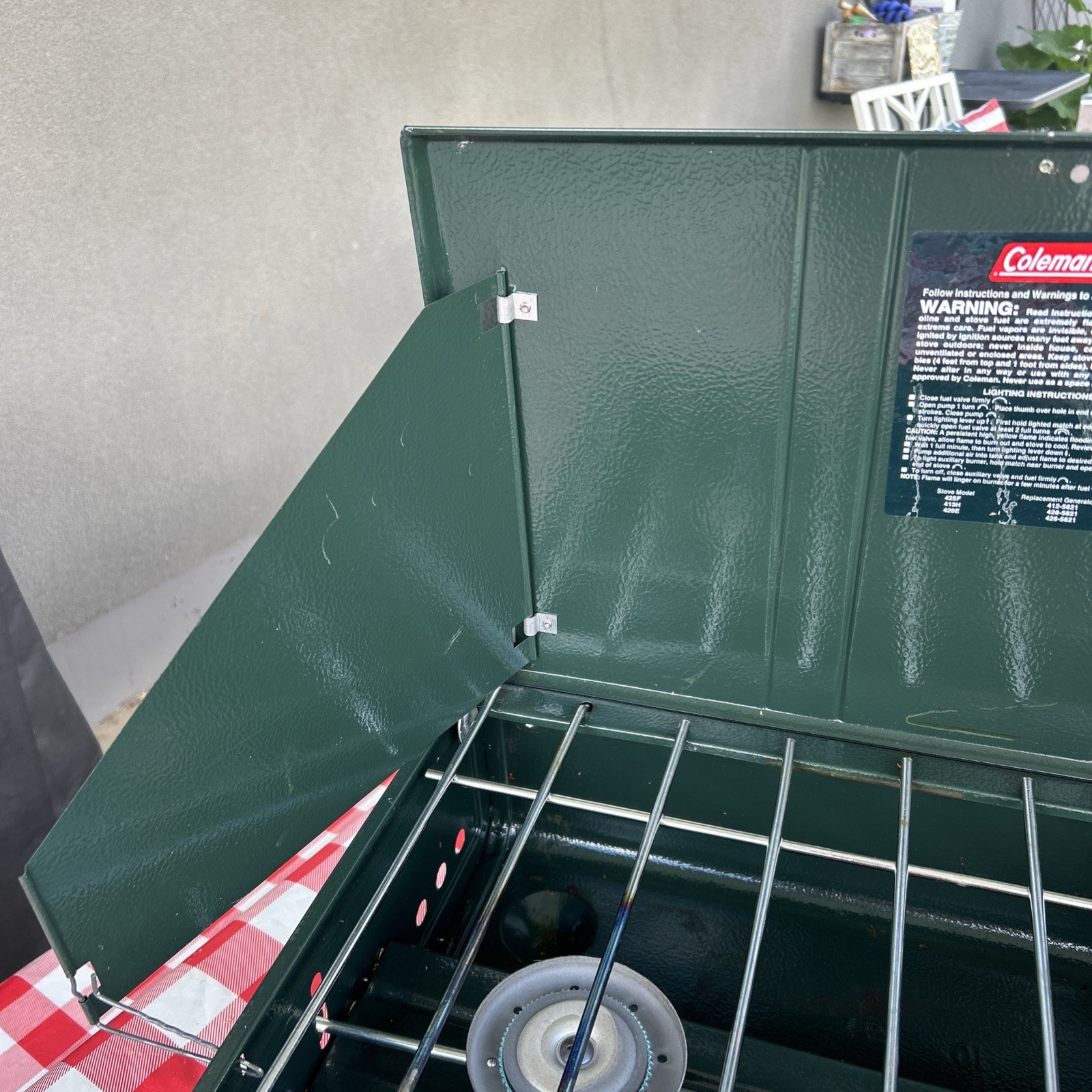 Coleman 413H Powerhouse Dual 2-Burner Gas Camp Stove Date 10/94