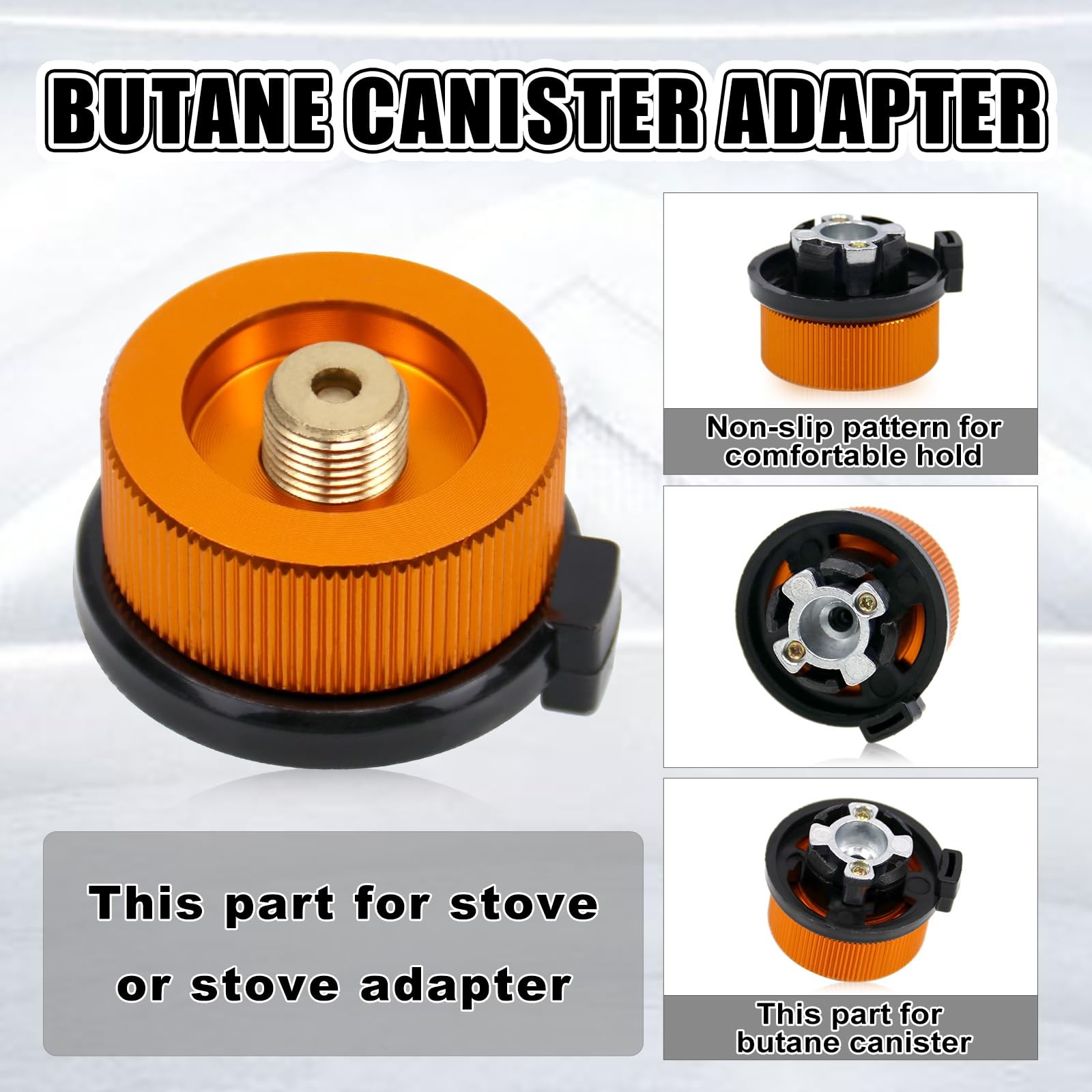 Gas Refill Adapter Kit for Camping Stoves – EN417 Lindal Valve Canister Refil…