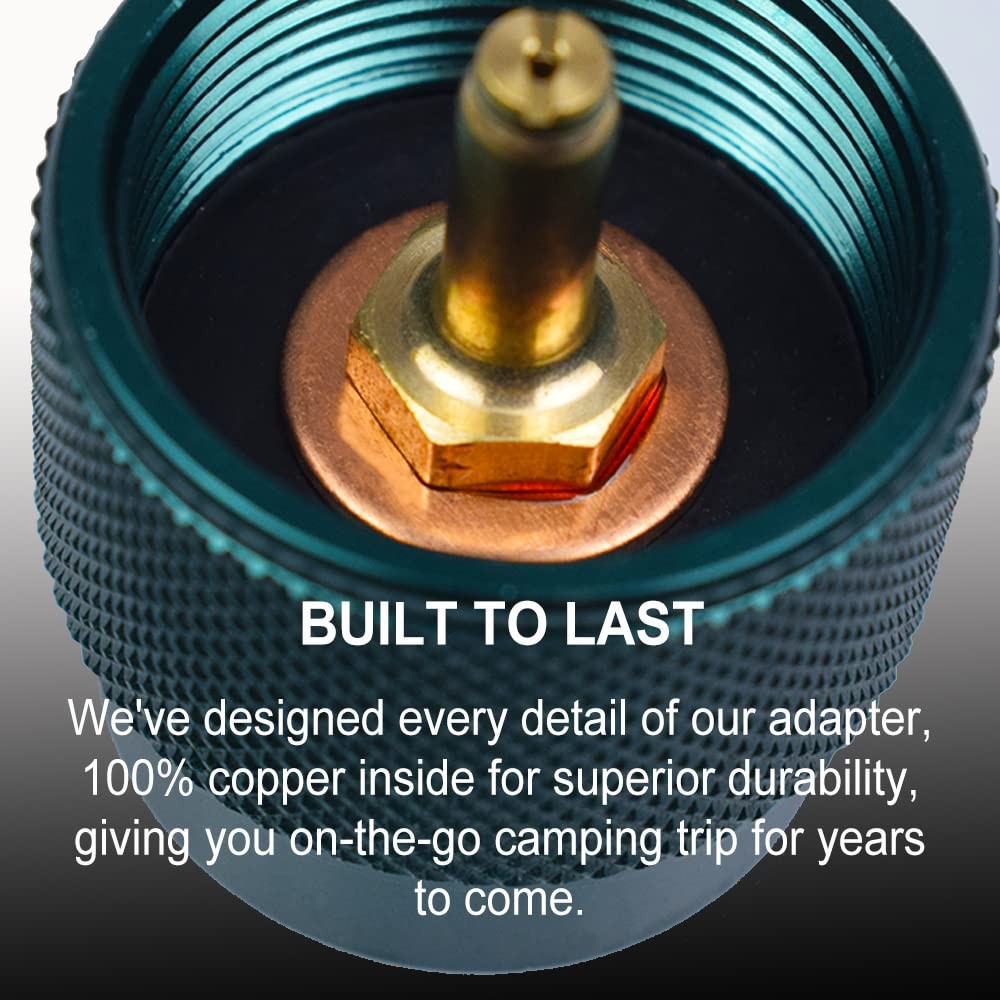 Propane to Butane Adapter Camping Stove Adapter Gas Converter 16 oz Propane T…