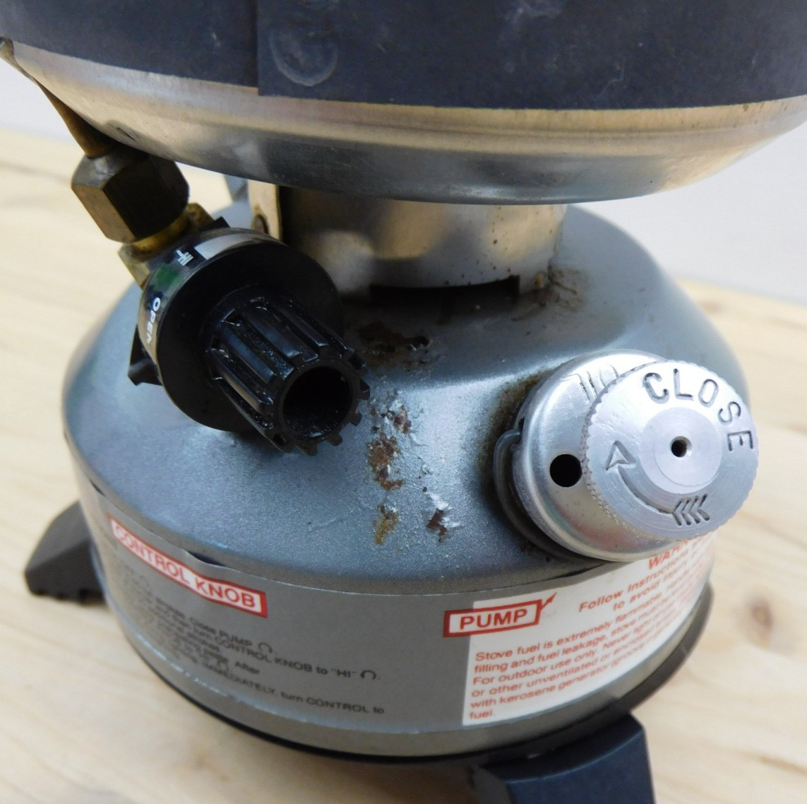 Coleman Peak 1 Multi Fuel Single Burner Stove Model 550B Untested