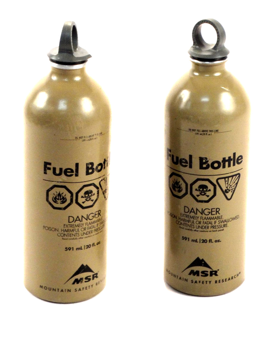 MSR 591mL/20 fl. oz. Fuel Bottles (lot of 2) USED