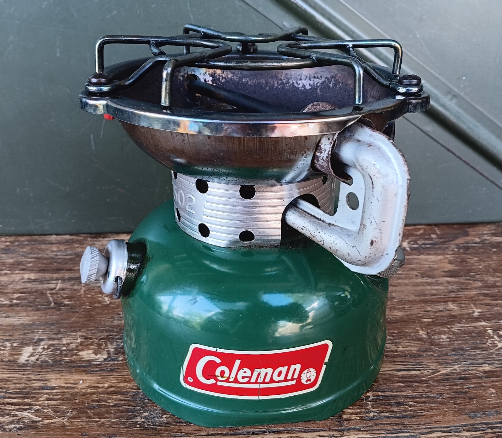 Coleman Stove Sportster 502 Camp w/Box & Instr ~ Single Burner Gas 1979 Vintage