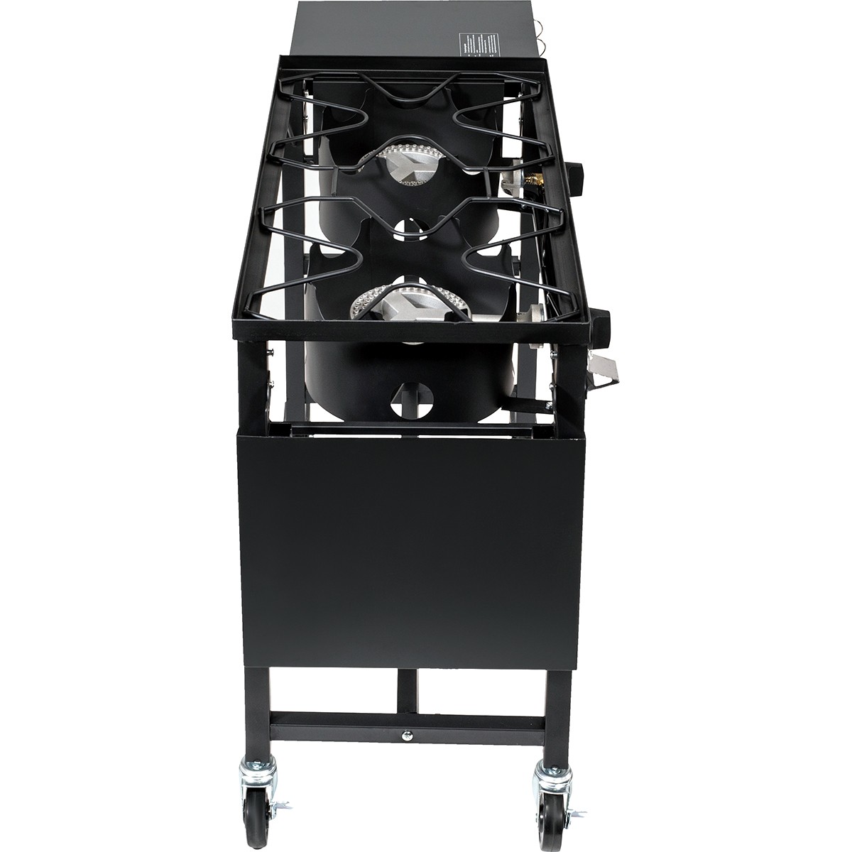 Barton 58,000 BTU Outdoor Propane Double Burner Stove Cooking Station BBQ Grill