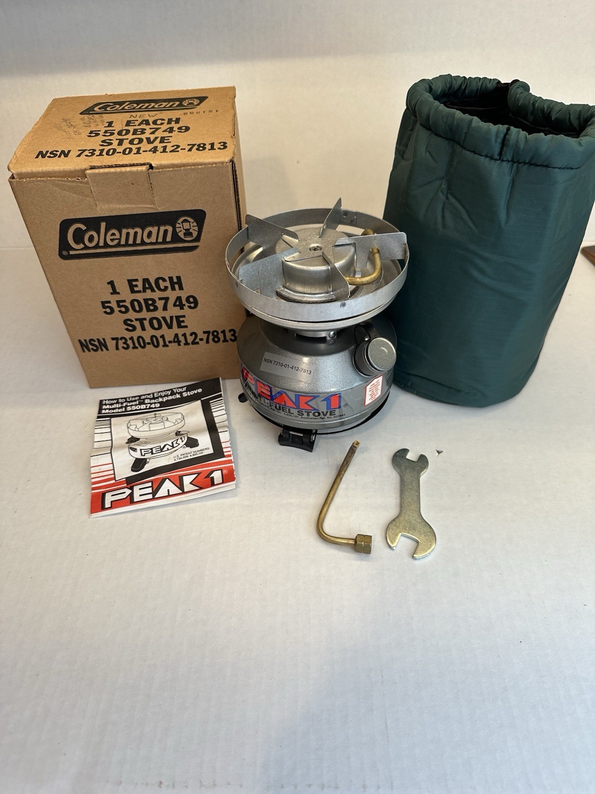 Coleman Peak 1 550B Multi Fuel Backpack Stove