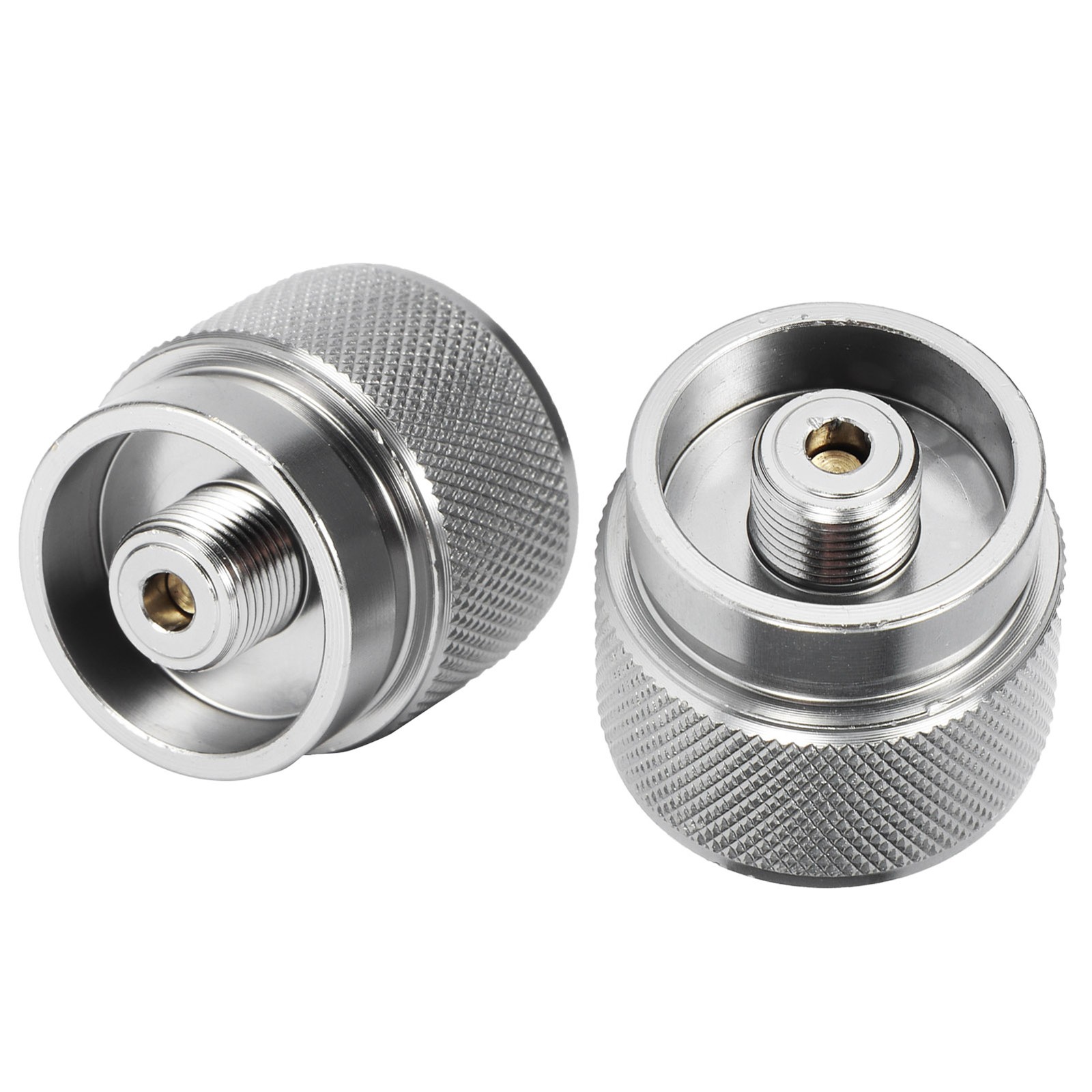 2Pcs G3/4 DN20 FNPT Outdoor Camping Stove Flat Tanks Converter Gas Charging