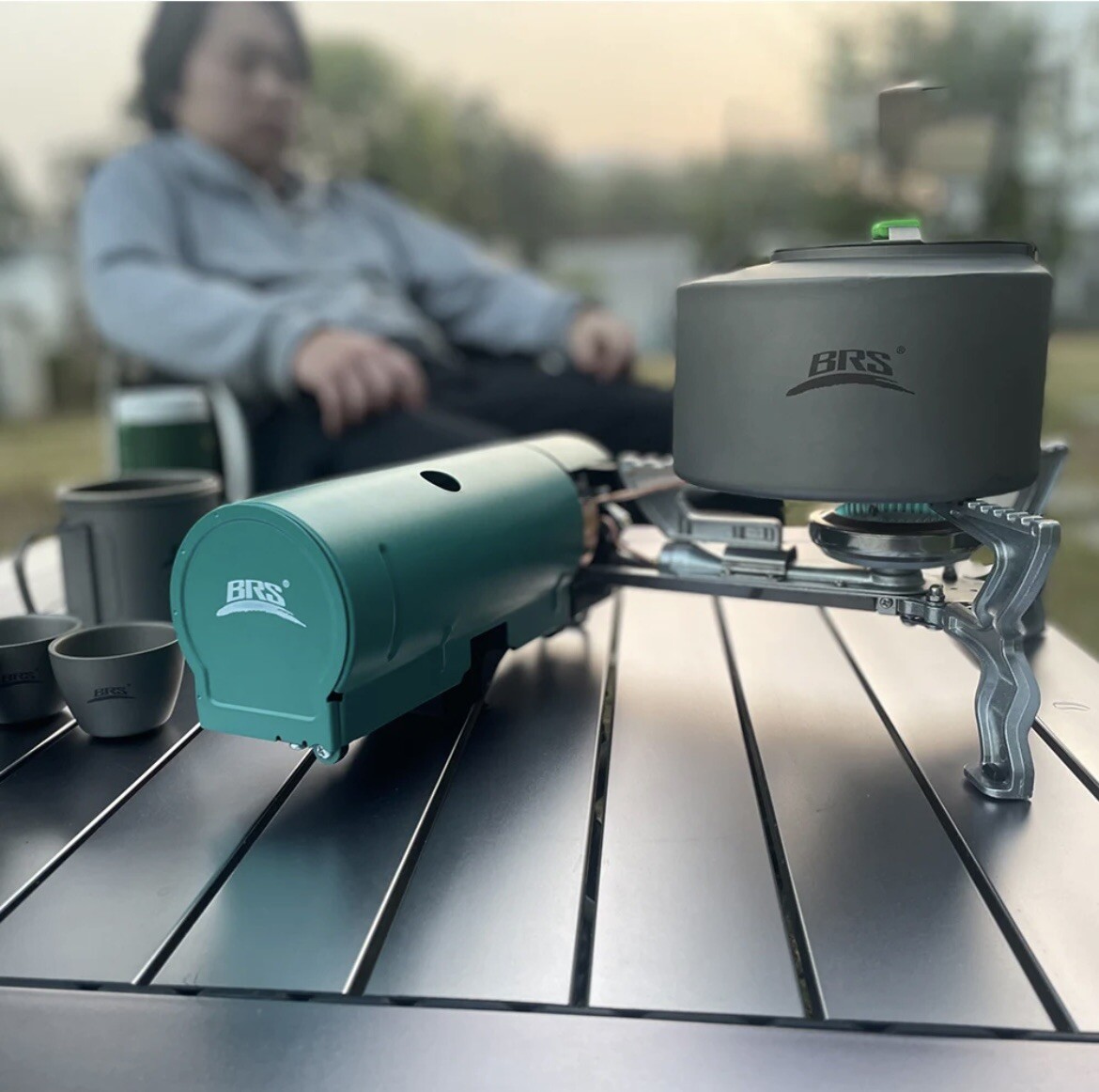BRS-99 Portable Camping Gas Stove Home Camp Burner Hiking