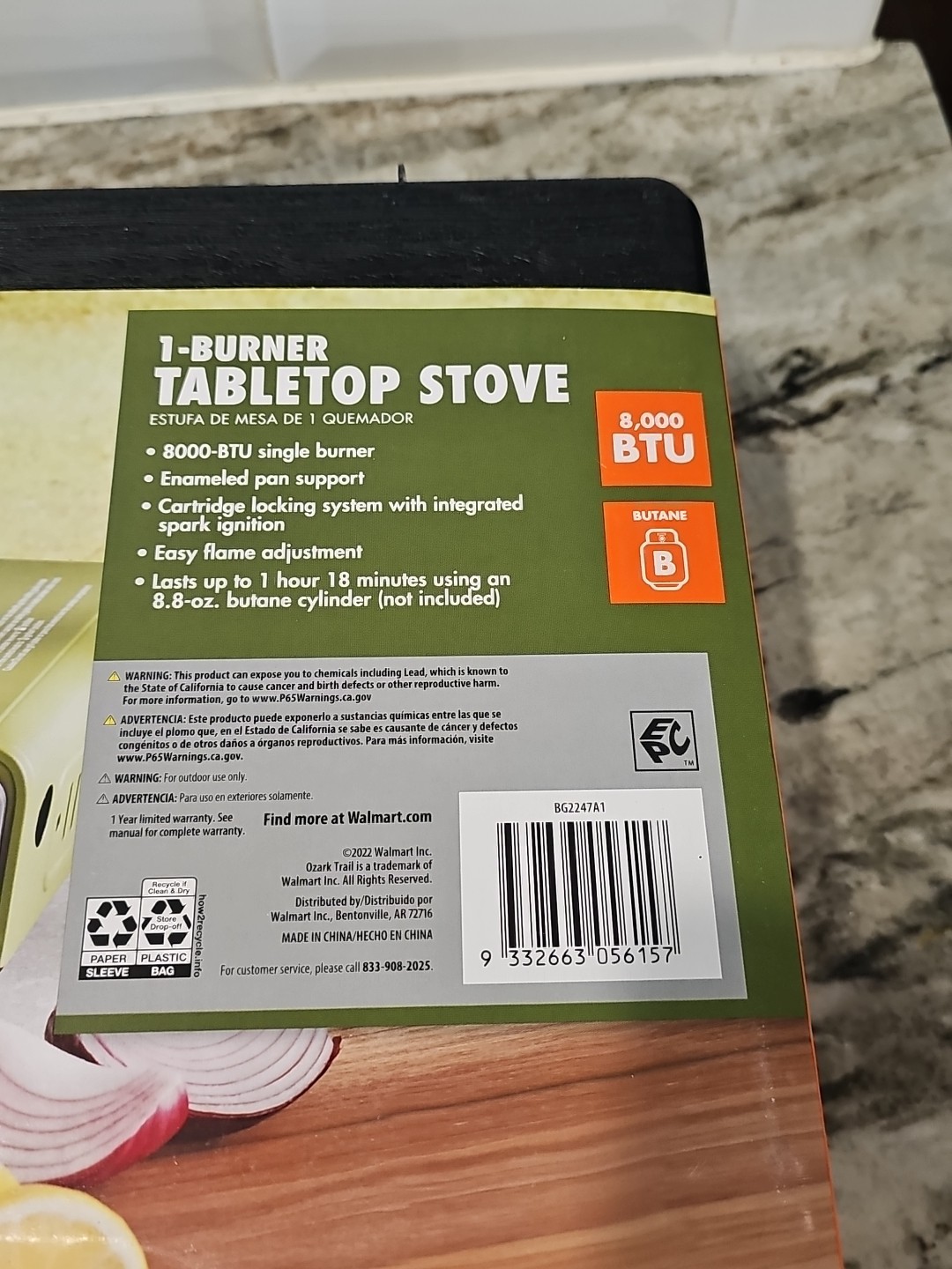 Ozark Trail Portable Gas Camping Stove with Case { New }