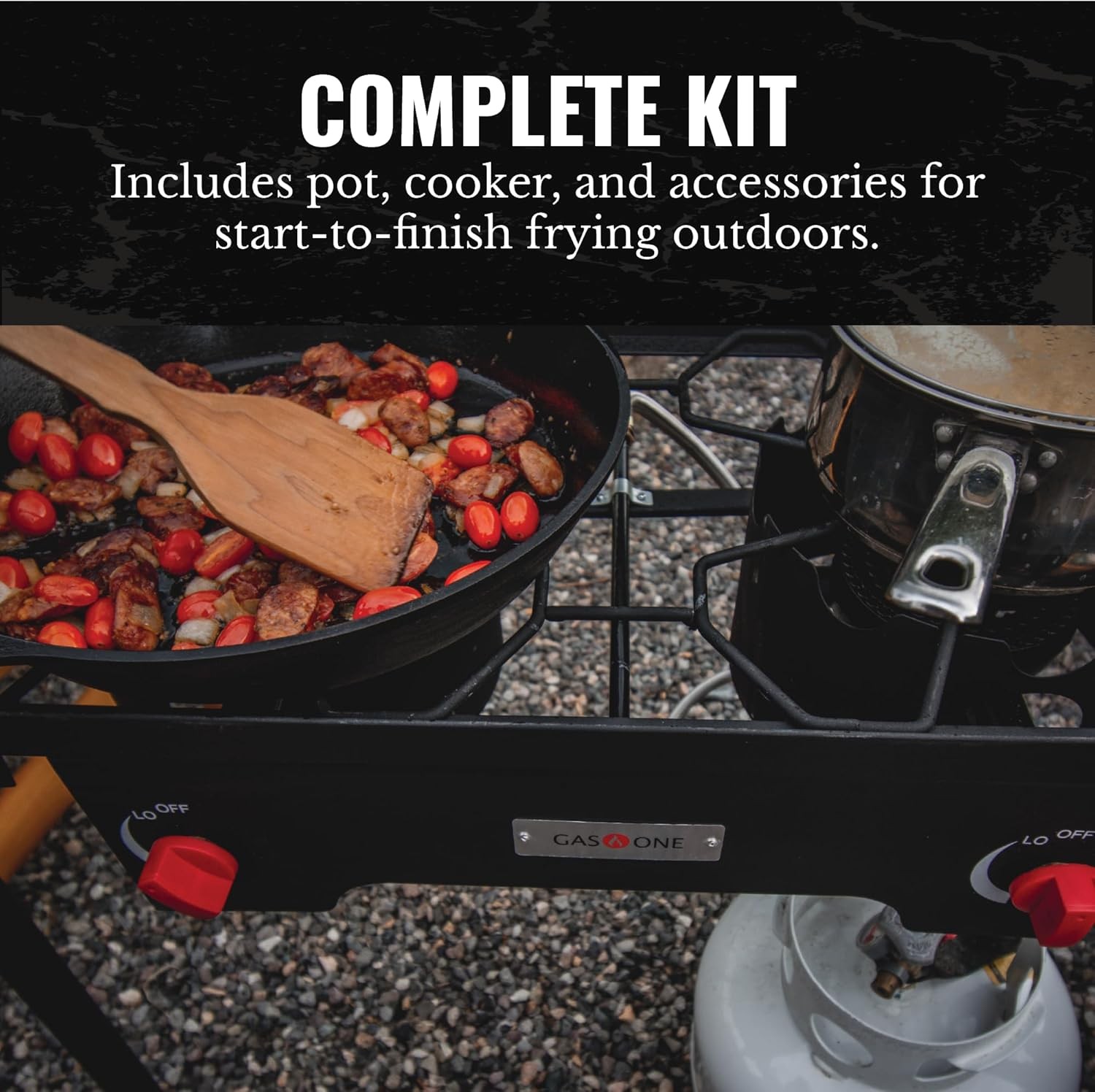 Propane Double Burner Two Burner Camp Stove Outdoor High Pressure Propane 2 Burn