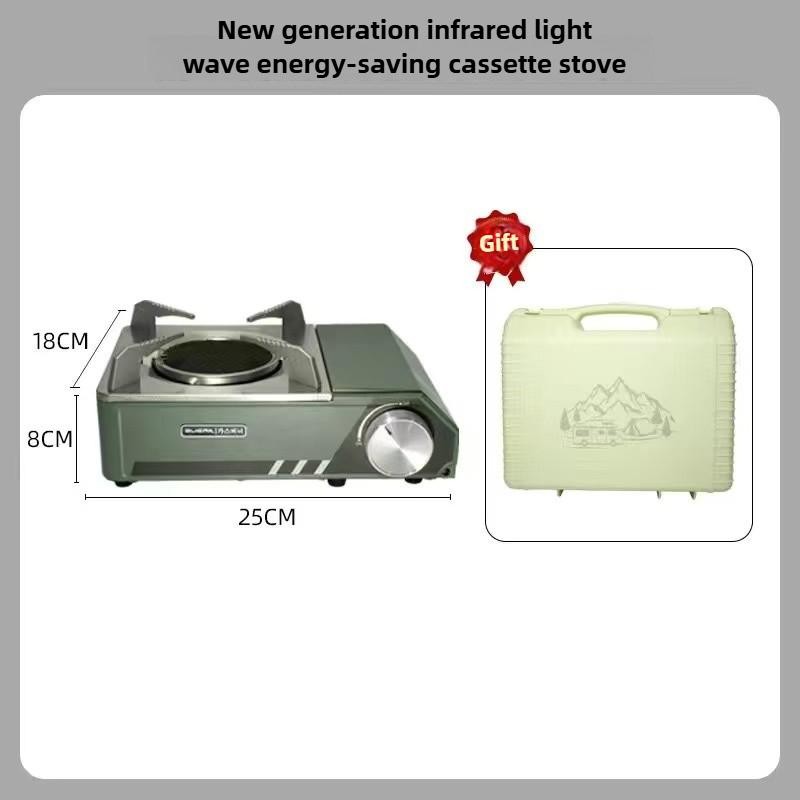 Buerk Camping Infrared Stove Outdoor Tactics Stove Portable Furnace Windproof in