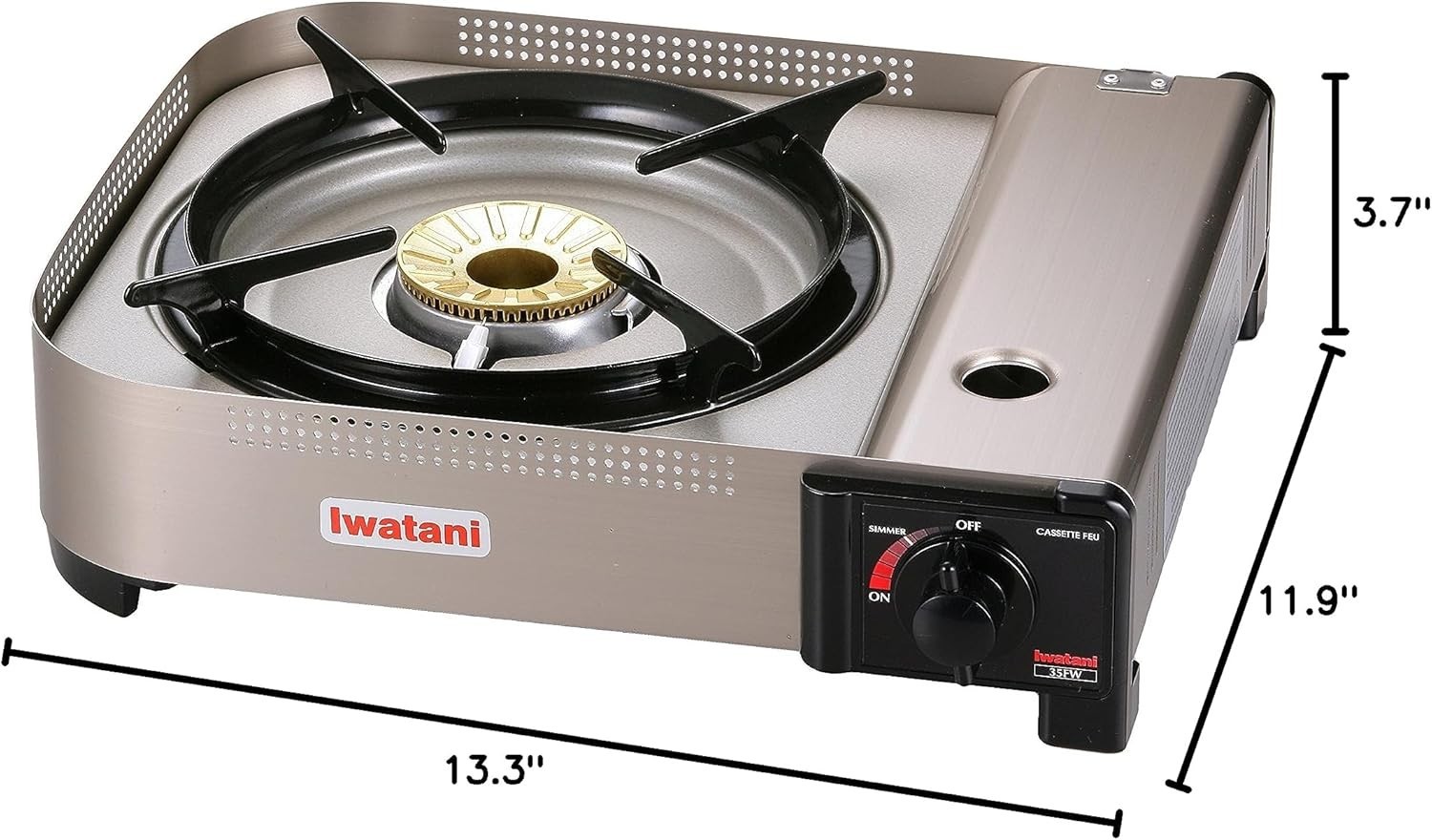 Portable Butane Stove Single Burner Camping Indoor Outdoor Cooktop