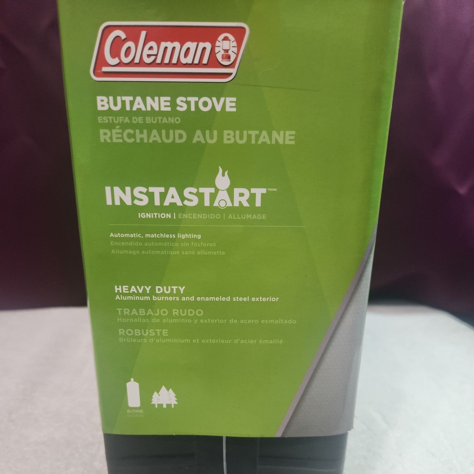 Coleman 1 Burner Cooking Tabletop Portable Butane Gas Camping Stove NEW