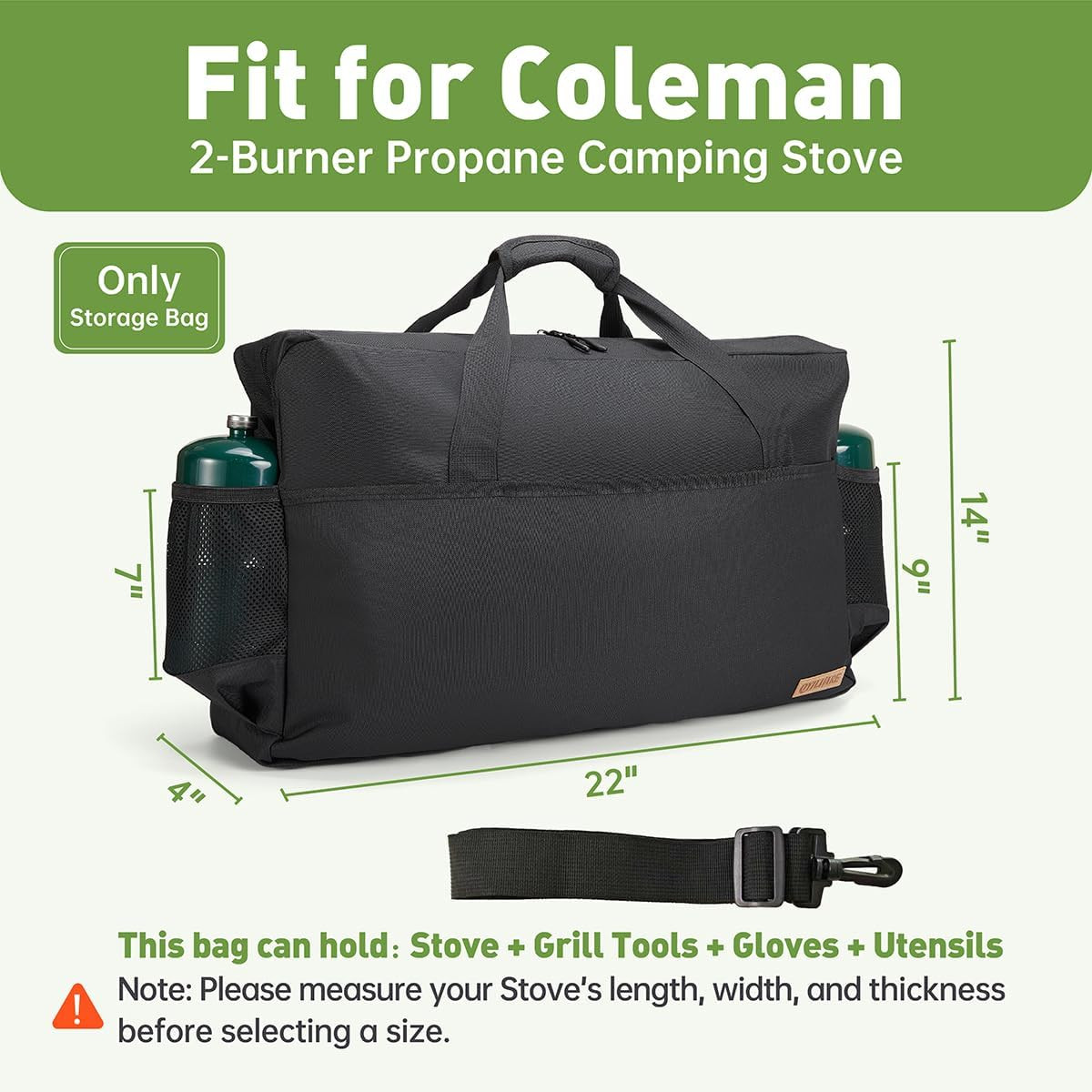 Camping Stove Carrying Case Coleman 2-Burner Camp Stove Carry Bag Camp Chef