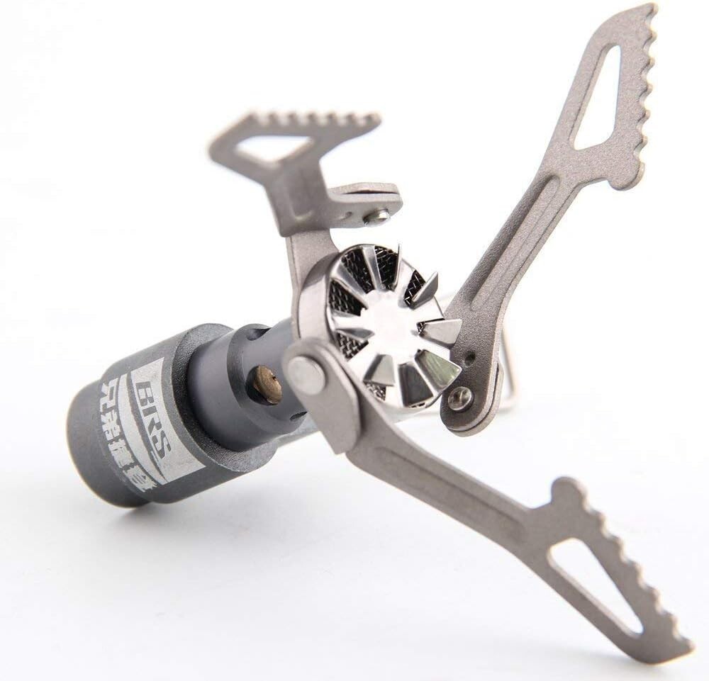 BRS-3000T Ultralight Titanium Camping Stove Mini Portable Gas Burner for Hiking