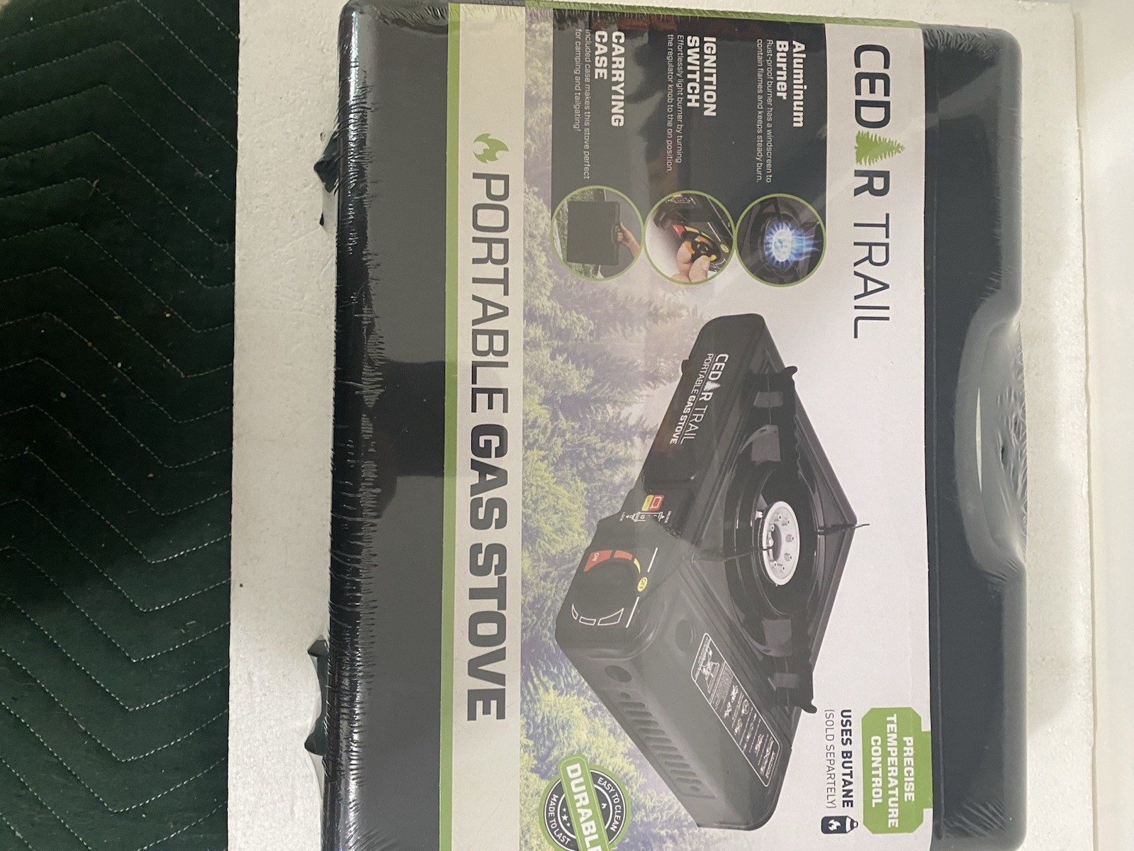 Cedar Trail Portable Propane Gas Stove New In Box!