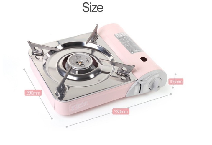 Suntouch Mini Portable Butane Gas Stove Burner Outdoor Pink / Express