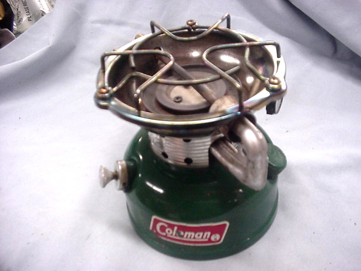 Vintage 1979 Coleman 502 Camp Stove Green Backpacking Works Strong Flame