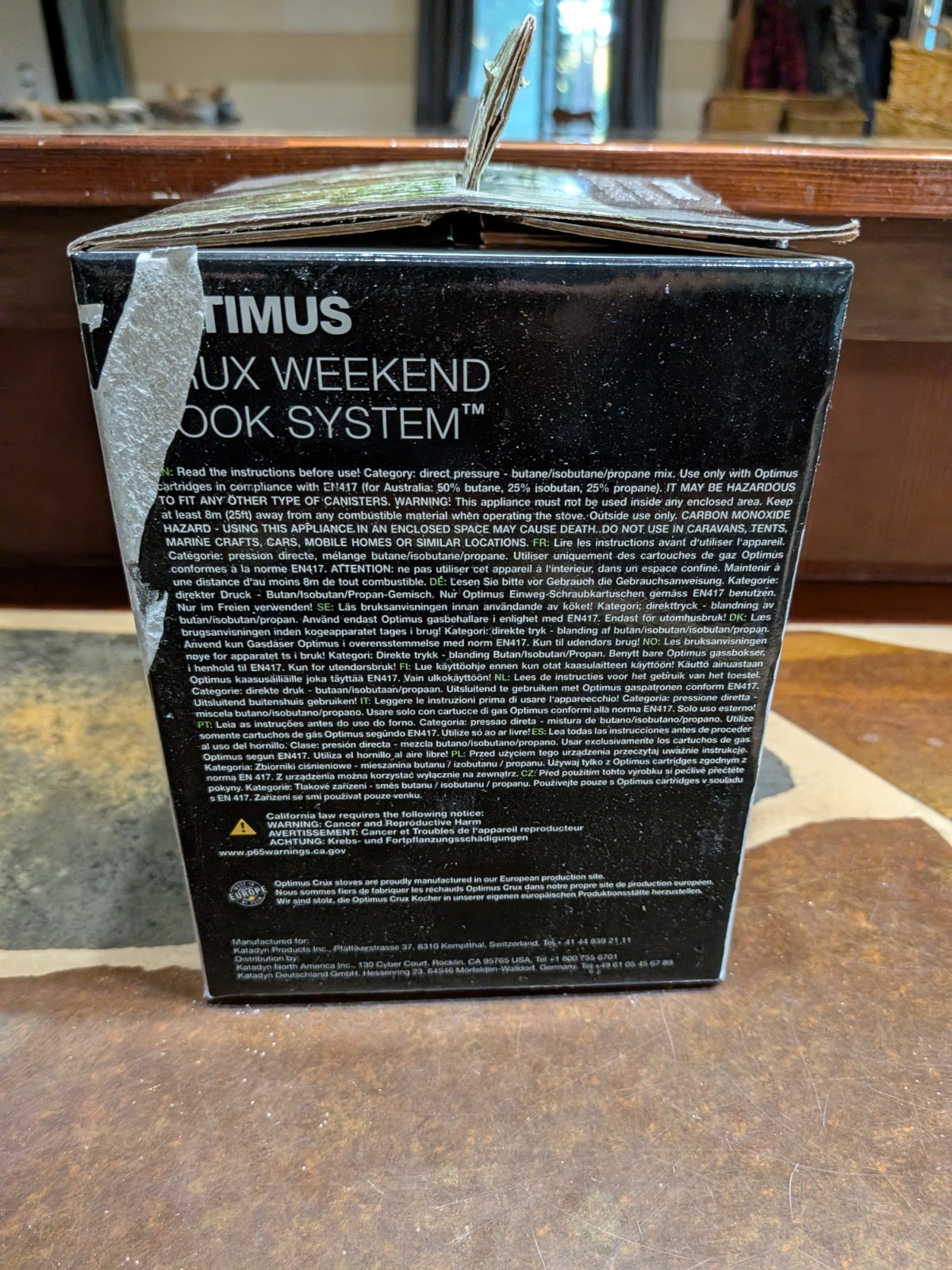Optimus Crux Weekend HE Cook System New in Open Box