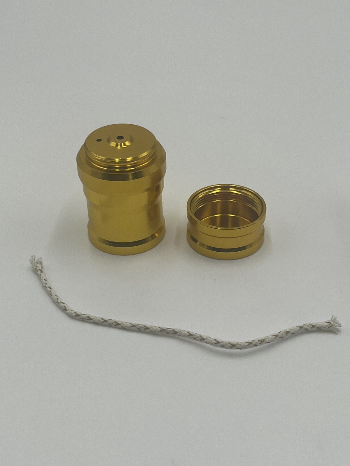 Aluminum Metal Mini Alcohol Lamp Portable for Outdoor Surviv 2″ tall