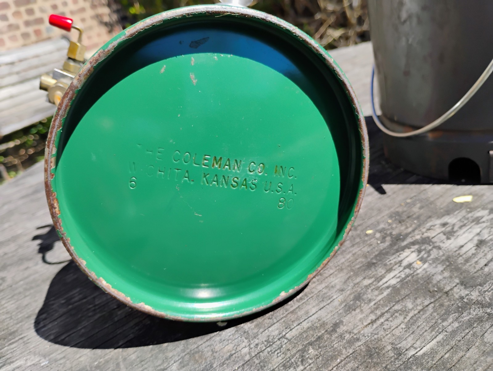 Vintage 6/80 Coleman 502-700 Sportster Camp Stove & Heat Drum 502-952 – Working