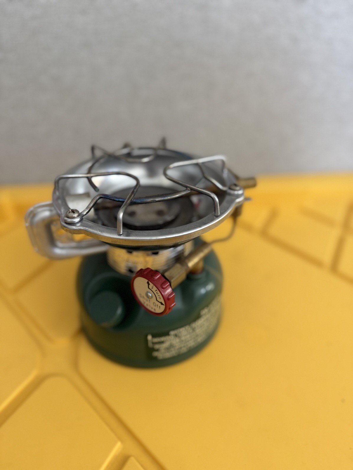 Vintage 1969 Coleman Sportster Single Burner Camp Stove 502-700 Box