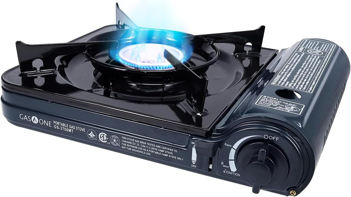 NEW 10,000 BTU CSA List Portable Butane Gas Stove with Carrying Case CSA Listed-