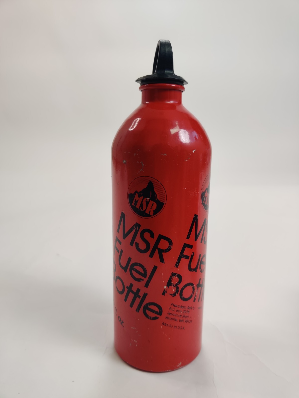 MSR Red Fuel Bottle 22oz Mountain Safety Research for Camp Stoves Usa Made
