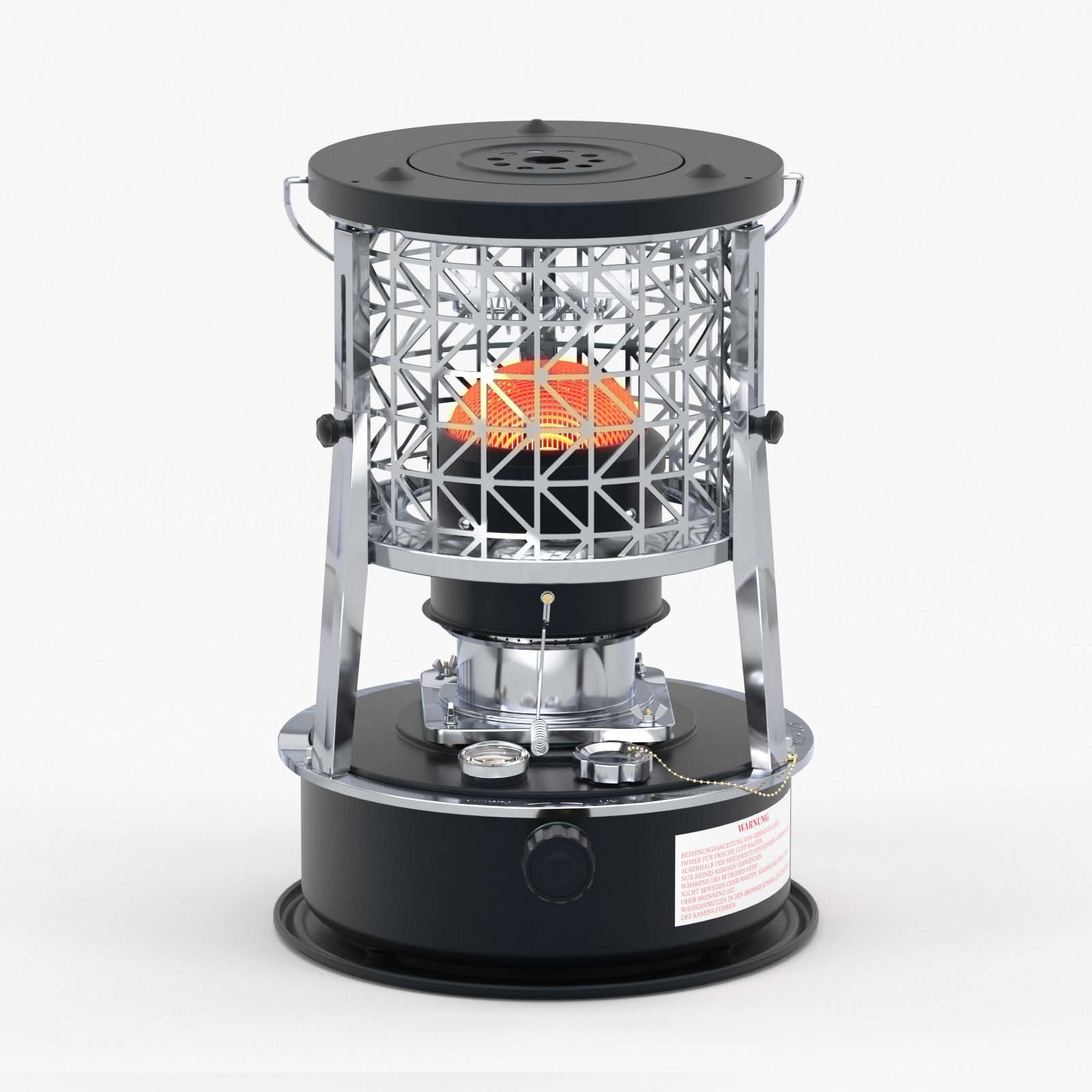 2600W Portable Oil-fired Petroleum Heater Stoves Camping for Indoor Outdoor – 5L