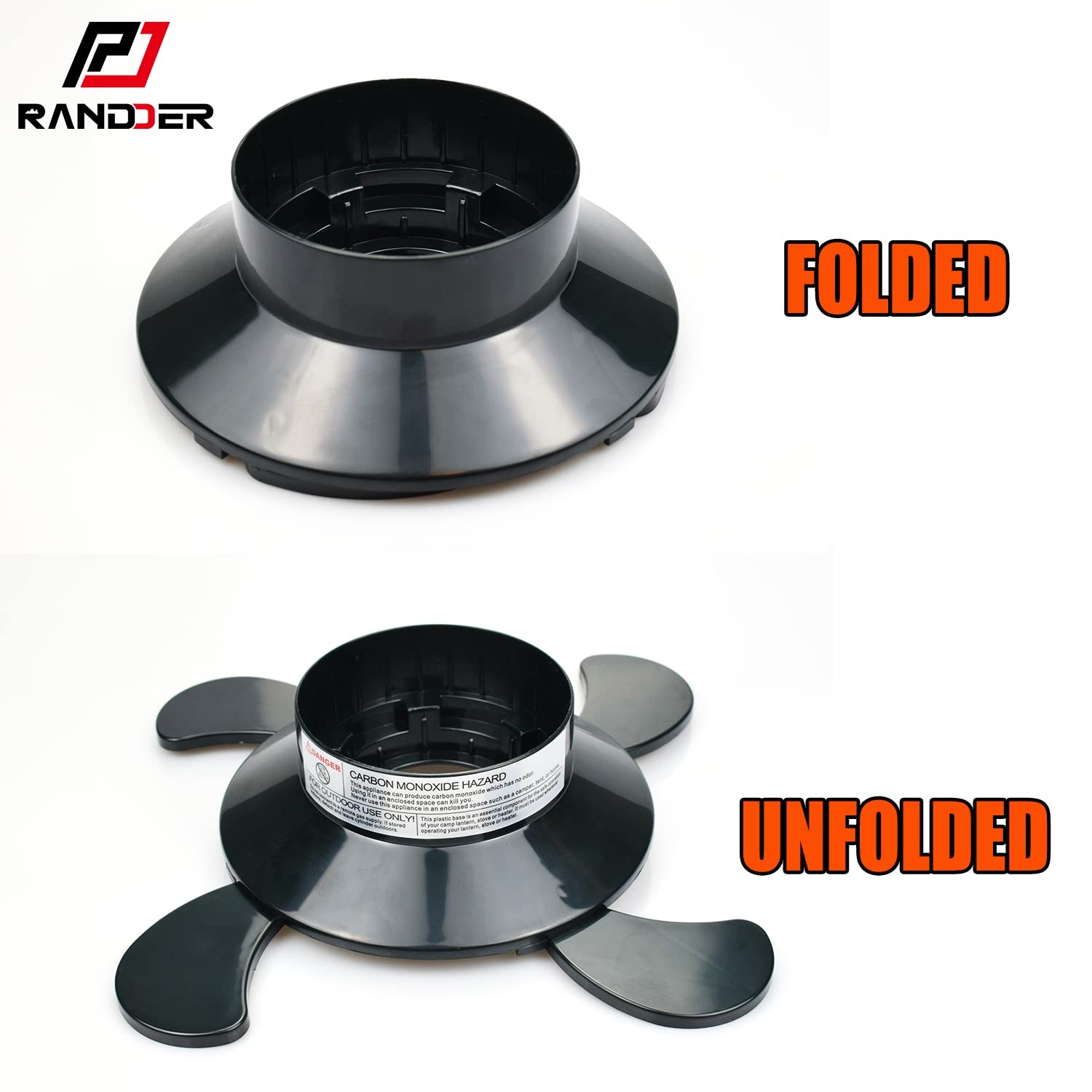 Propane Cylinder Base, 16oz/1lb Gas Cartridge ABS Plastic Base Bracket Gas Bottl