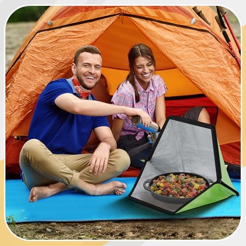 Foldable Solar Cooker 4 Pack Mini Camp Stove Green